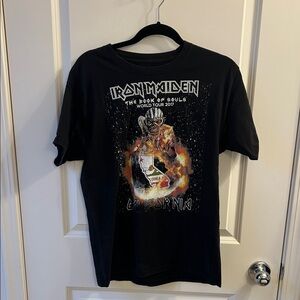 Iron Maiden Hanes Book of Souls 2017 World Tour - California edition shirt.